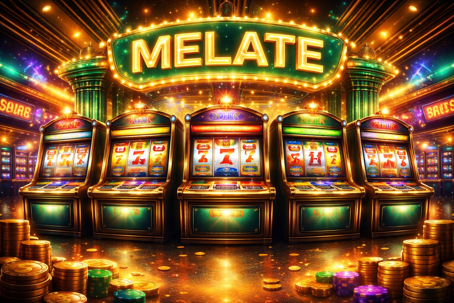 Interfaz de tragamonedas MELATE para jugadores en México